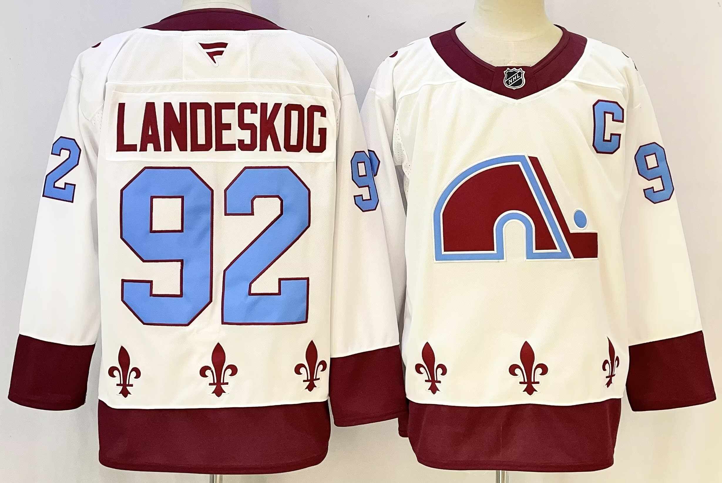 Men 2026 Colorado Avalanche #92 Landeskog white NHL Jersey style 01-0